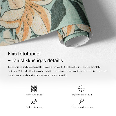 Vlies-Fototapete fürs Schlafzimmer mit geometrischem Fliesenmotiv