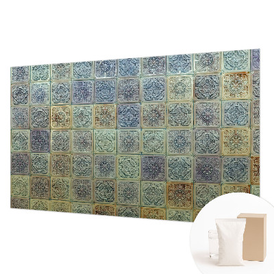 Vlies-Fototapete fürs Schlafzimmer Geometrische Fliesen