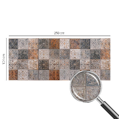 Vliestapete fürs Wohnzimmer Zierfliesen