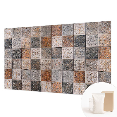 Vliestapete fürs Wohnzimmer Zierfliesen