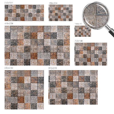 Vliestapete fürs Wohnzimmer Zierfliesen