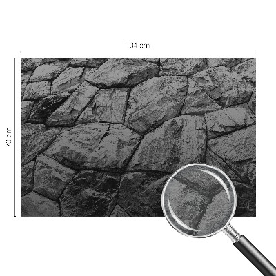 Bedruckte Vlies-Fototapete mit Steintexturen