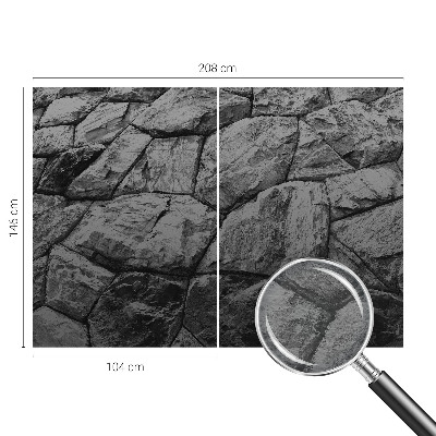 Bedruckte Vlies-Fototapete mit Steintexturen