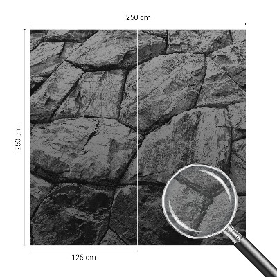 Bedruckte Vlies-Fototapete mit Steintexturen