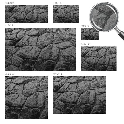 Bedruckte Vlies-Fototapete mit Steintexturen