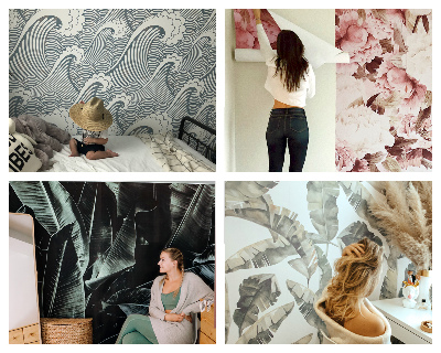Moderne Vlies-Fototapete mit abstraktem Eleganzmotiv