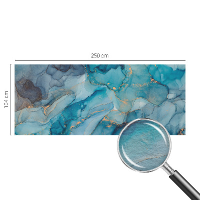 Bildtapete mit abstraktem blauem Muster
