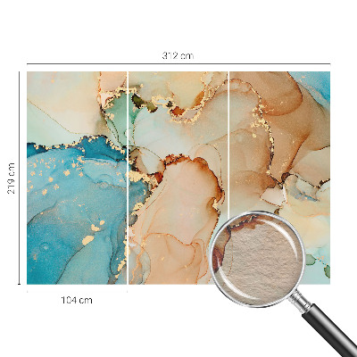 Wand-Fototapete mit farbenfrohem abstraktem Motiv