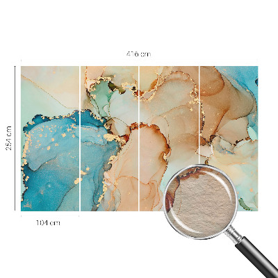 Wand-Fototapete mit farbenfrohem abstraktem Motiv