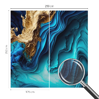 Fototapete fürs Wohnzimmer mit Motiv »Energiewellen«