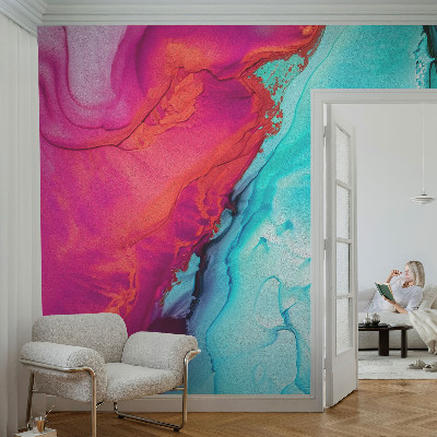 Fototapete fürs Kinderzimmer Bunte Welle