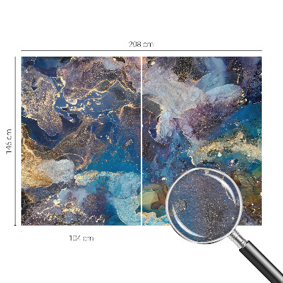 Fototapete aus Vlies mit einem kosmischen Mosaikmotiv