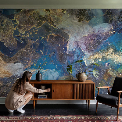 Fototapete aus Vlies mit einem kosmischen Mosaikmotiv