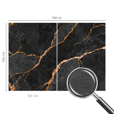 Vlies-Fototapete fürs Wohnzimmer mit Marmoradern