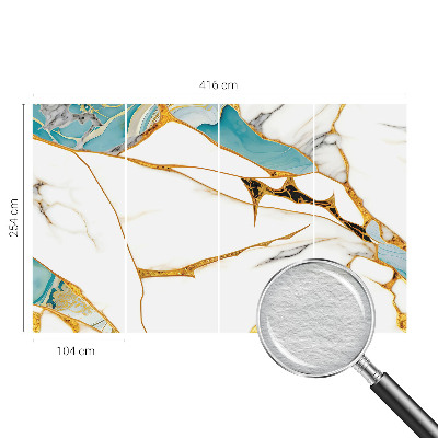 Vlies-Fototapete fürs Schlafzimmer mit elegantem Marmormotiv