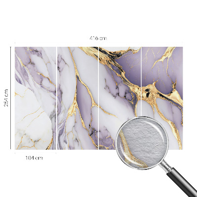 Dekorative Wand-Fototapete mit abstraktem Marmormotiv