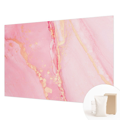 Wandtapete mit pastellfarbener abstrakter Illustration