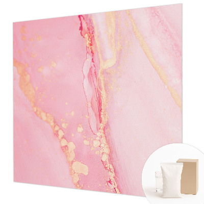 Wandtapete mit pastellfarbener abstrakter Illustration