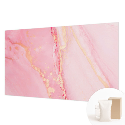 Wandtapete mit pastellfarbener abstrakter Illustration