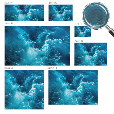 Motivtapete aus Vlies Meereswirbel