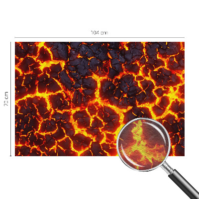 Fototapete aus Vlies Starkes Magma