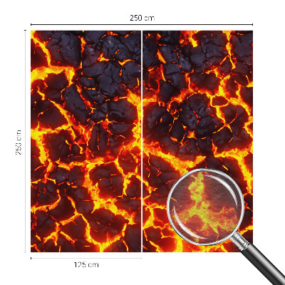 Fototapete aus Vlies mit Motiv 'Starkes Magma'