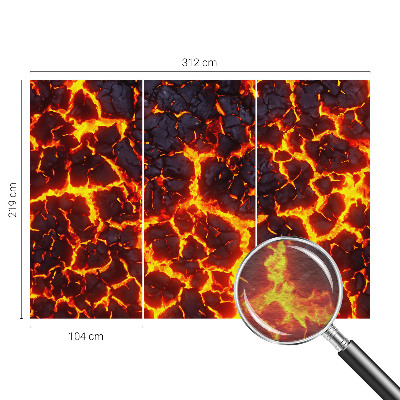 Fototapete aus Vlies Starkes Magma