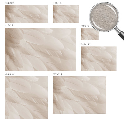 Vlies-Fototapete fürs Wohnzimmer Ätherische Federn