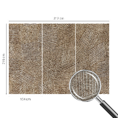 Vliestapete fürs Wohnzimmer Strukturlinien