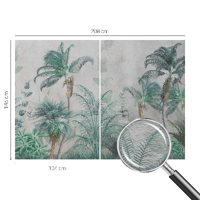 Vlies-Fototapete fürs Kinderzimmer mit exotichem Dschungel-Motiv als exotische Oase