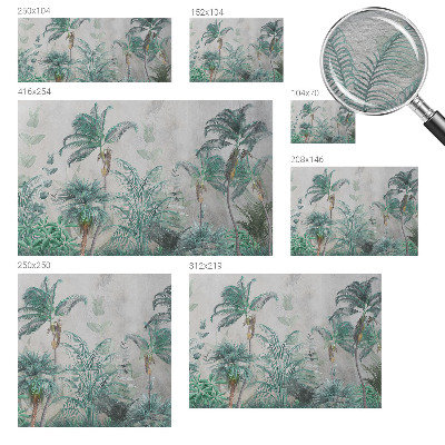 Vlies-Fototapete fürs Kinderzimmer mit exotichem Dschungel-Motiv als exotische Oase