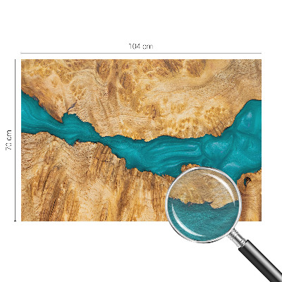 Vliestapete fürs Schlafzimmer Holz und Harz