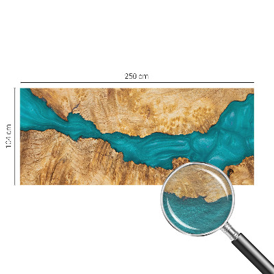 Vliestapete fürs Schlafzimmer Holz und Harz