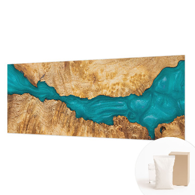 Vliestapete fürs Schlafzimmer Holz und Harz