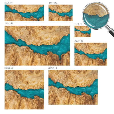 Vliestapete fürs Schlafzimmer Holz und Harz