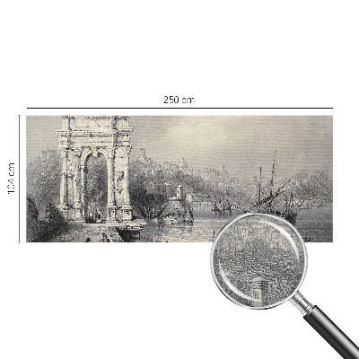 Wand-Fototapete mit einer Meereslandschaft