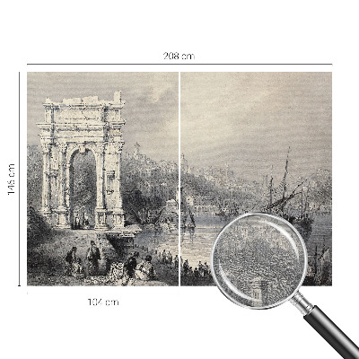 Wand-Fototapete mit einer Meereslandschaft
