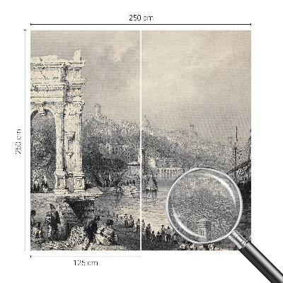 Wand-Fototapete mit einer Meereslandschaft