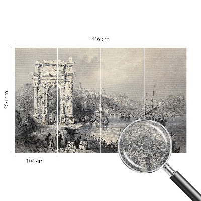 Wand-Fototapete mit einer Meereslandschaft