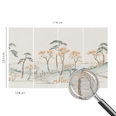 Fototapete aus Vlies Friedliche Landschaft