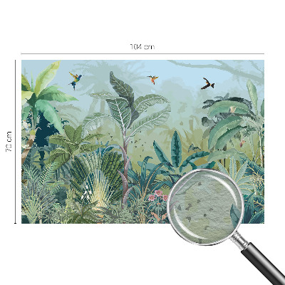 Dekorative Wand-Fototapete mit tropischem Naturmotiv