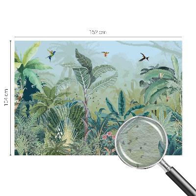 Dekorative Wand-Fototapete mit tropischem Naturmotiv