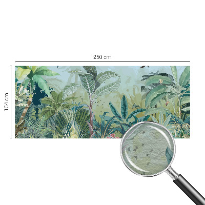 Dekorative Wand-Fototapete mit tropischem Naturmotiv
