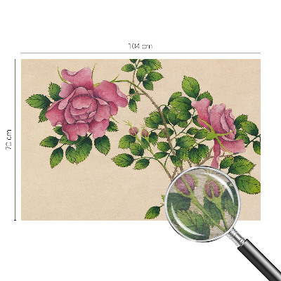 Fototapete mit romantischem Rosenmotiv