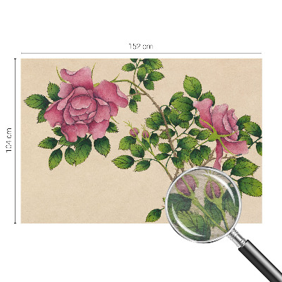 Fototapete mit romantischem Rosenmotiv
