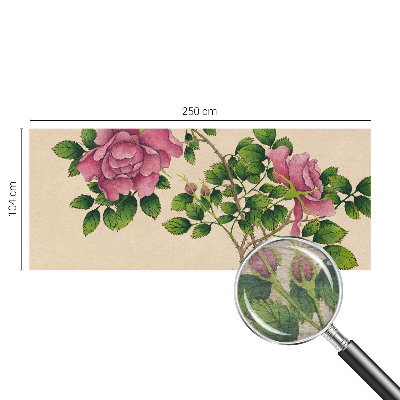 Fototapete mit romantischem Rosenmotiv