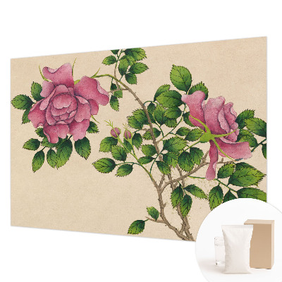 Fototapete mit romantischem Rosenmotiv