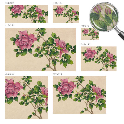 Fototapete mit romantischem Rosenmotiv