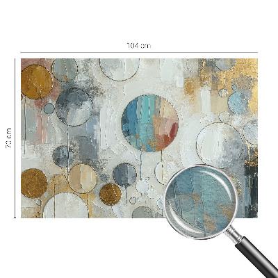 Wandtapete Geometrische Kreise