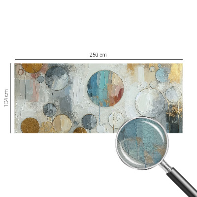 Wandtapete Geometrische Kreise